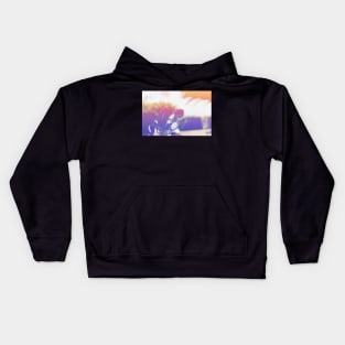 Rose in the sun Kids Hoodie